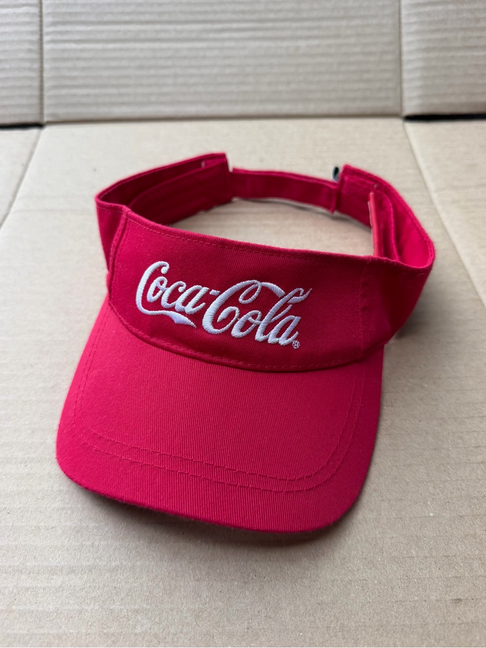 Coca-Cola Red Recycled Polyester Visor